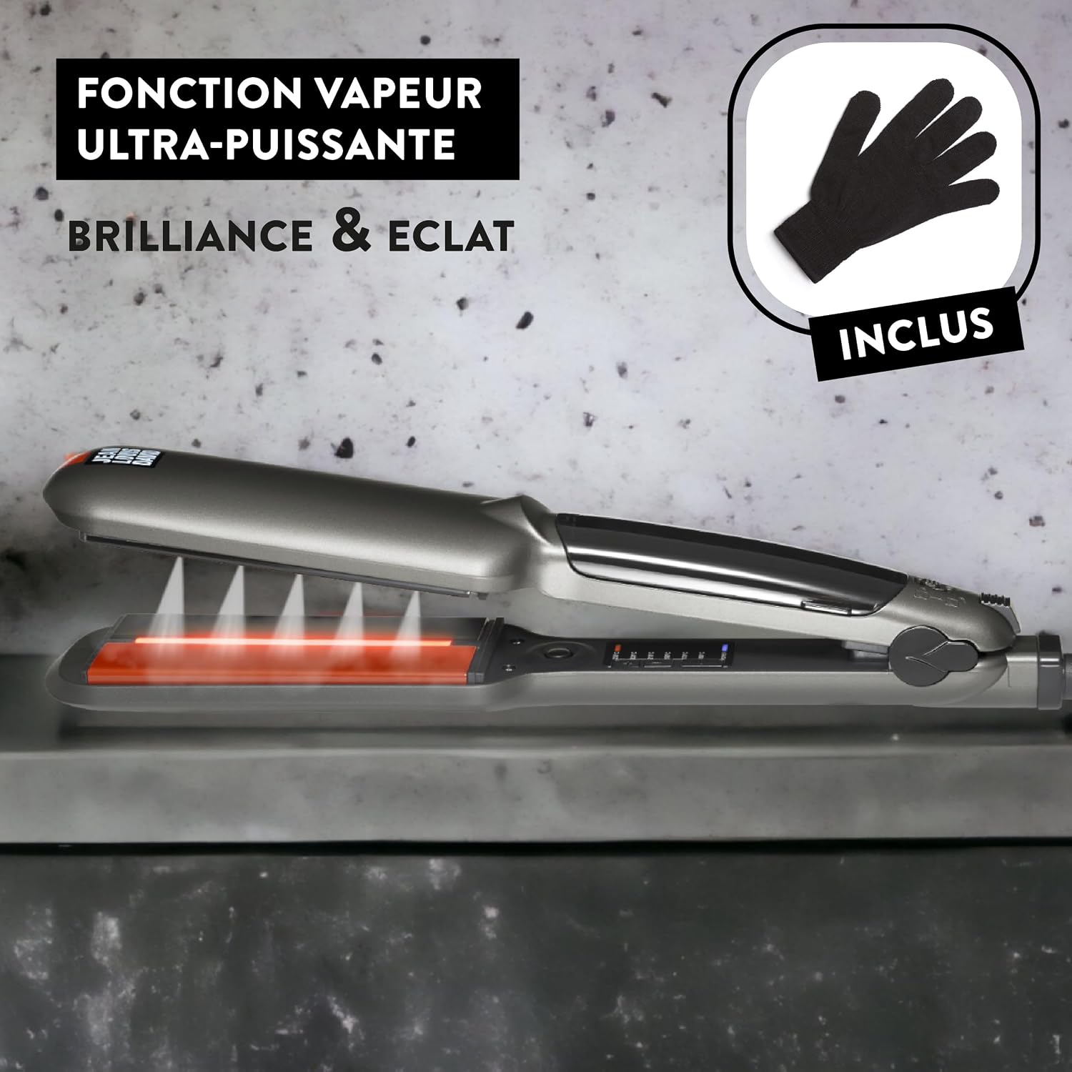 Thumbnail 2 de Jean Louis David Lisseur infrarouge + vapore STEAM PROTECT – 235°C max, 50W