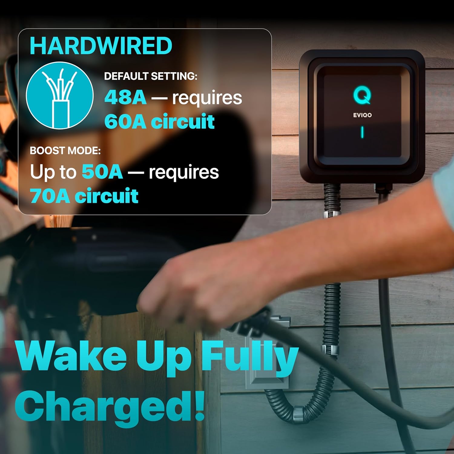Detalle de EVIQO Level 2 EV Charger 48 Amp 240V