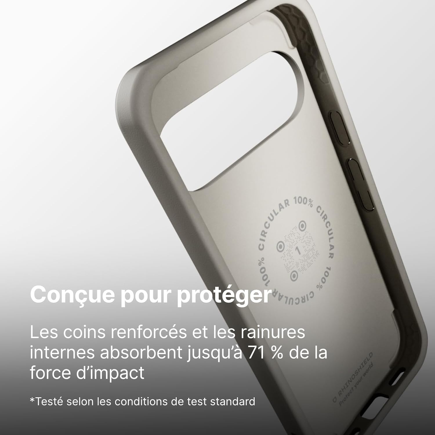 Thumbnail 1 de RhinoShield SolidX pour Pixel 10/10 Pro – Coque renforcée, absorption chocs et design fin