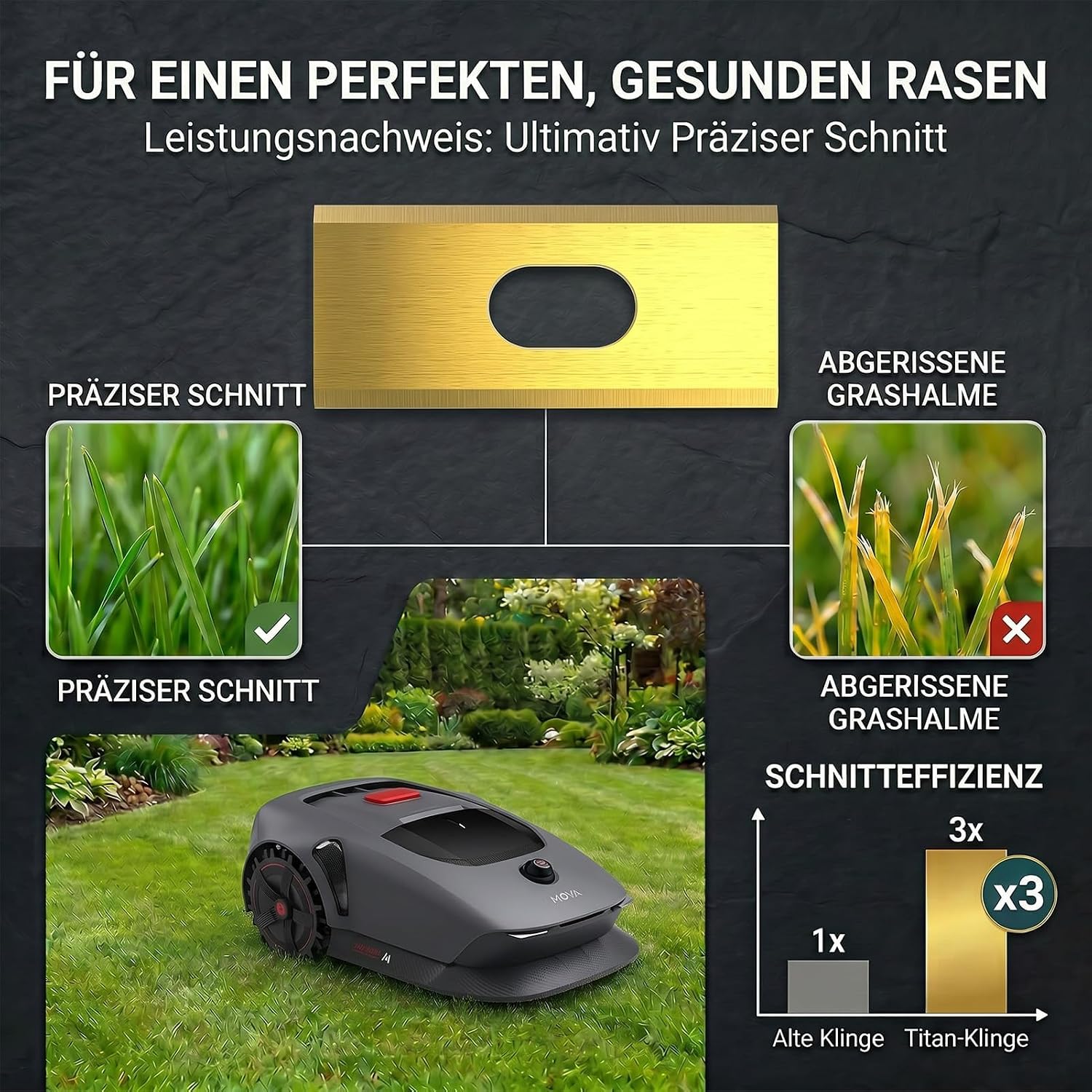 Detalle 2 de HAUSPROFI Titan Ersatzklingen 60% langlebiger
