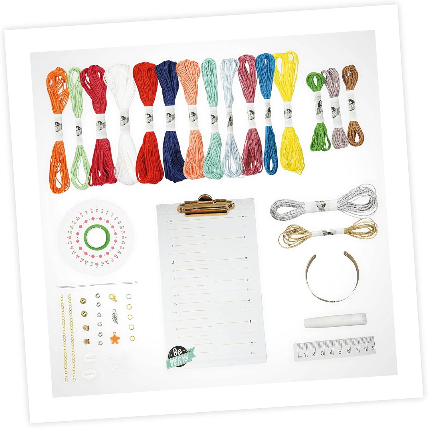 Thumbnail 4 de Buki BE402 Bracelets d'amitié deluxe – kit complet pour créer 15 bracelets