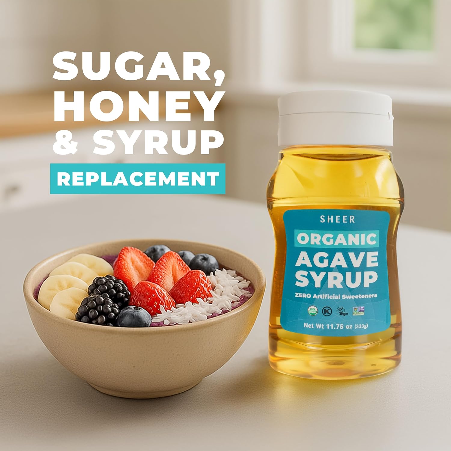 Detalle 1 de Sustainable Agave Co Organic Agave Syrup