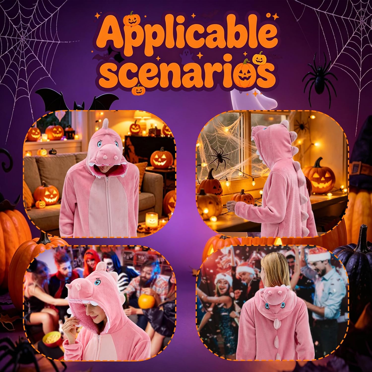 Thumbnail 5 de Sokliro Adult Animal Onesie Pajamas with Hood and Side Pockets