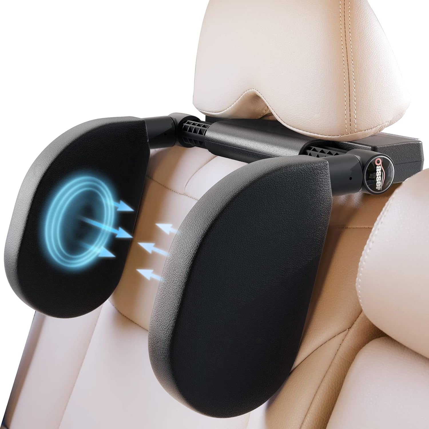 Detalle de Oasser Reposacabezas coche 180° ajustable