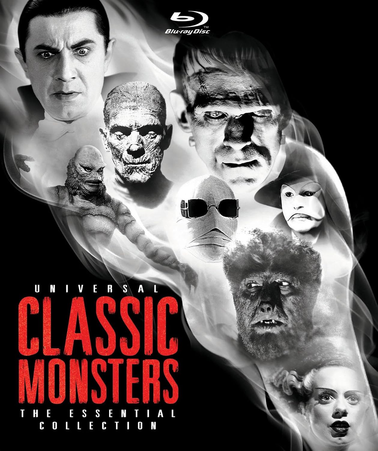 Universal Classic Monsters: The Essential Collection Blu-ray, 8-Disc Horror Set