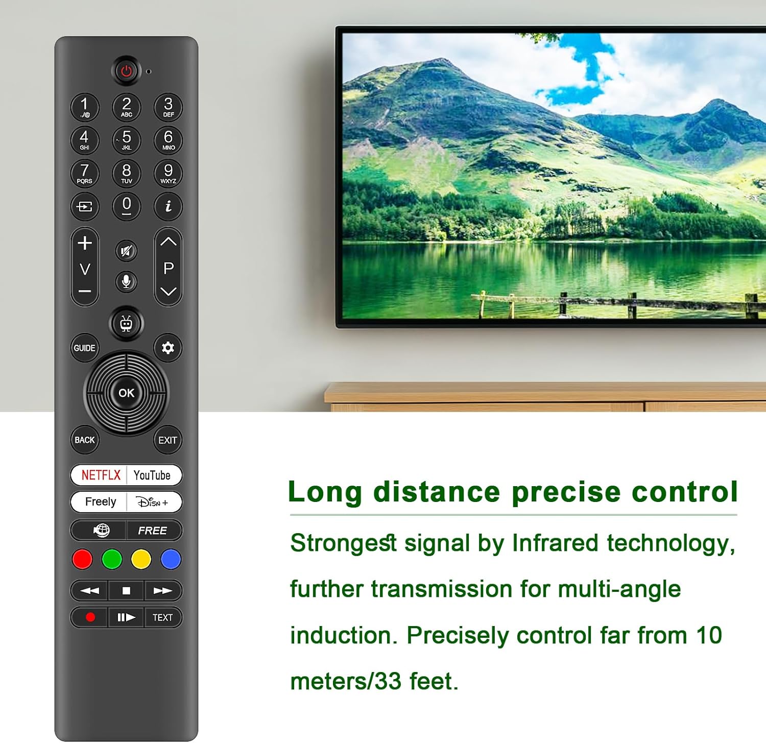 Thumbnail 4 de VINABTY Replacement Voice Remote for Panasonic TV Models (RC45165TV1 compatibility)