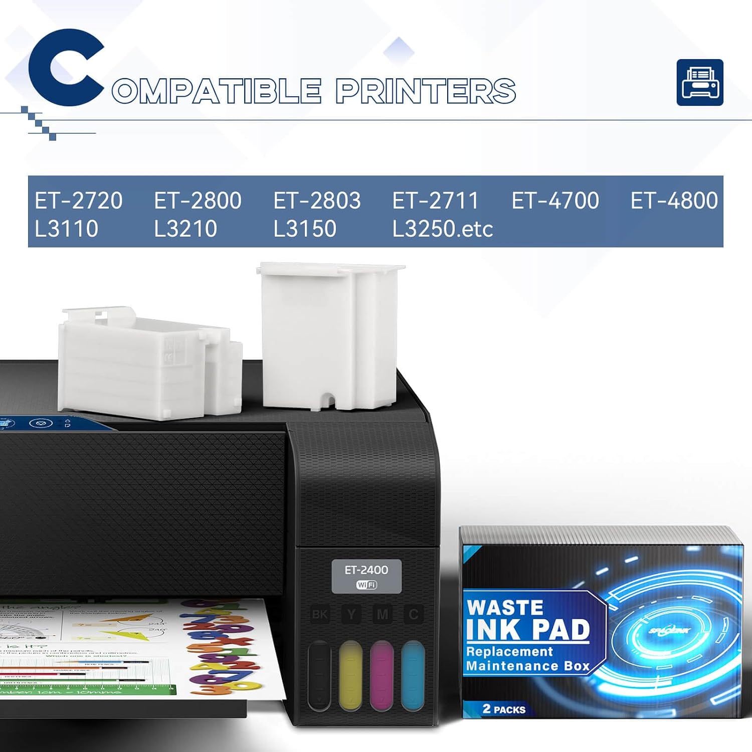Thumbnail 1 de Waste Ink Pad Replacement, 2 Pack