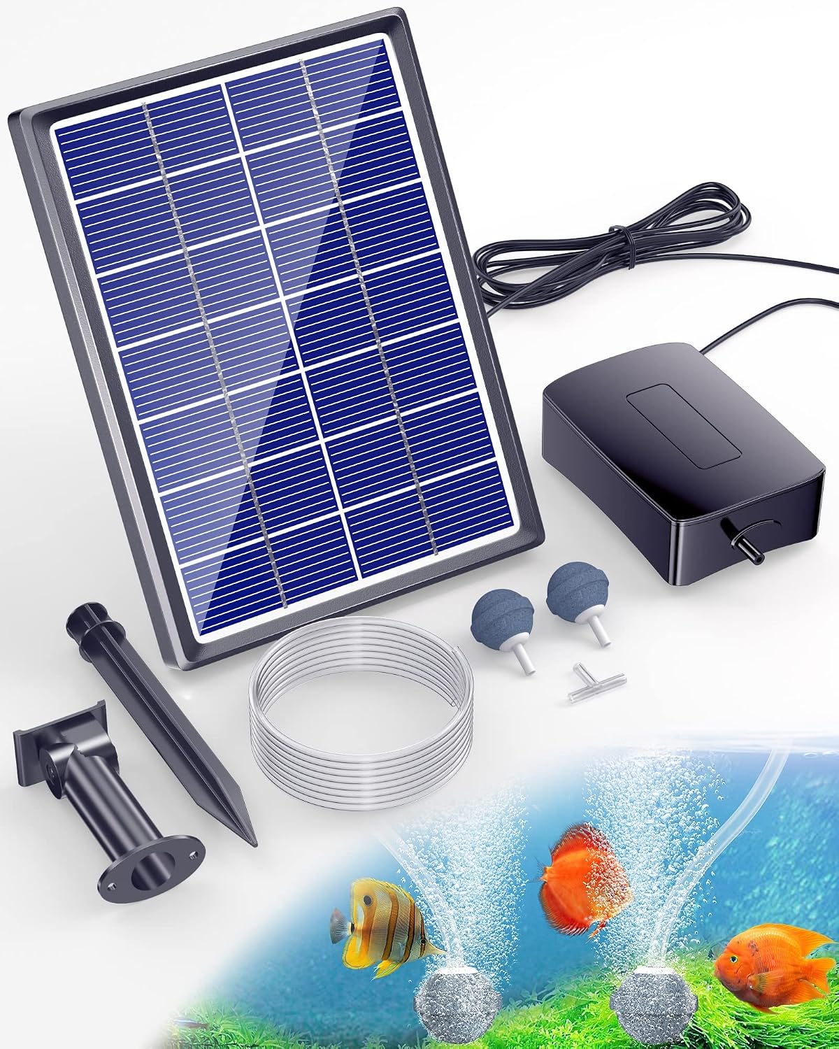 Thumbnail 2 de Biling 15W Solar-Teichbelüfter mit Akku (4400 mAh) und 3 Modi