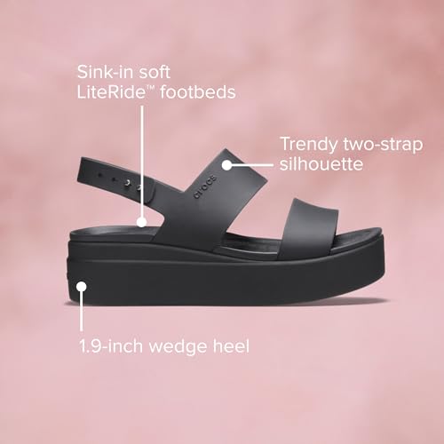 Thumbnail 6 de Crocs Mujer Brooklyn Low Wedge Sandalia – Latte/Mushroom, 39/40 EU