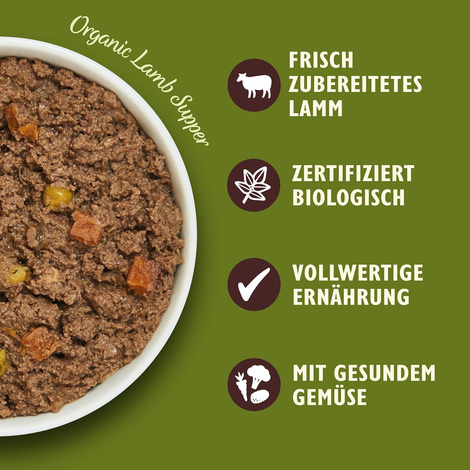 Detalle de Lily's Kitchen Bio-Lamm Hundefutter 11×150g