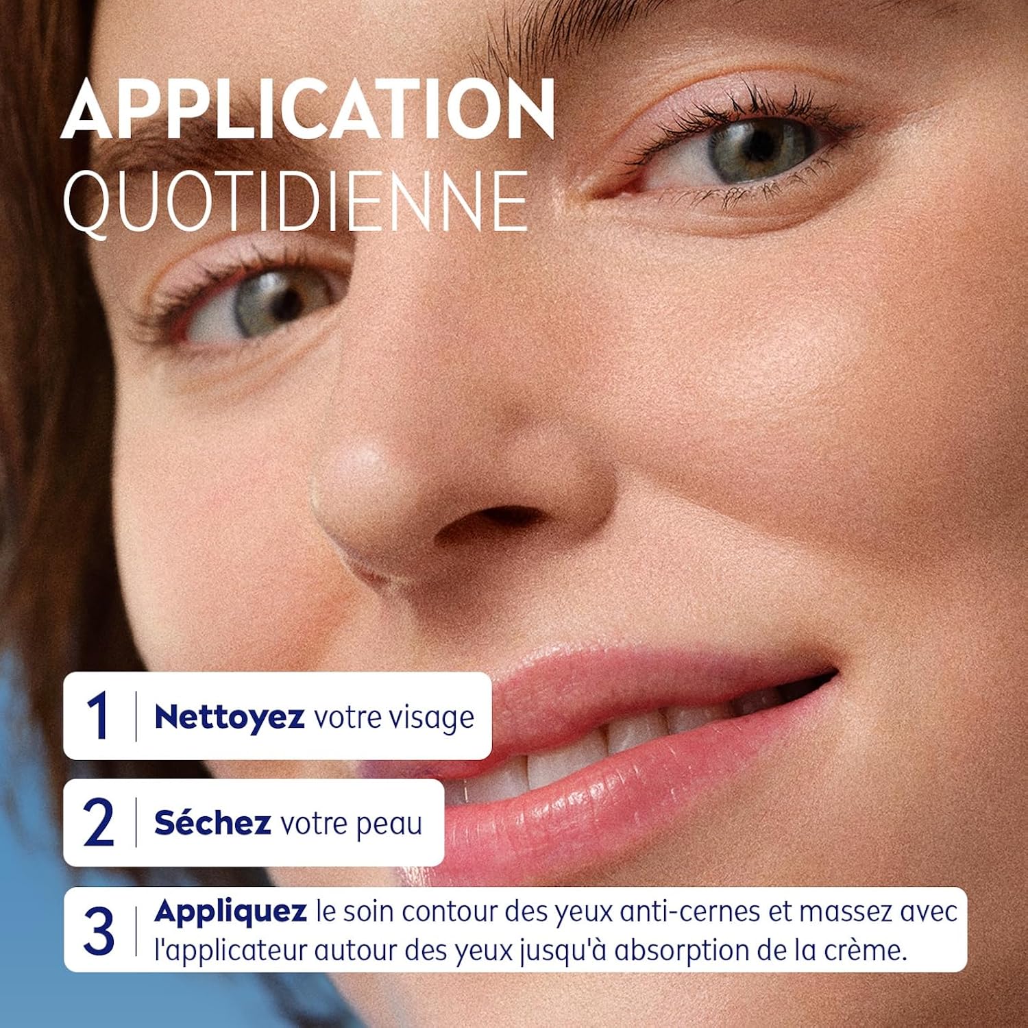Detalle de NIVEA Luminous 630 contour des yeux anti-cernes & anti-poches à l’acide hyaluronique et caféine