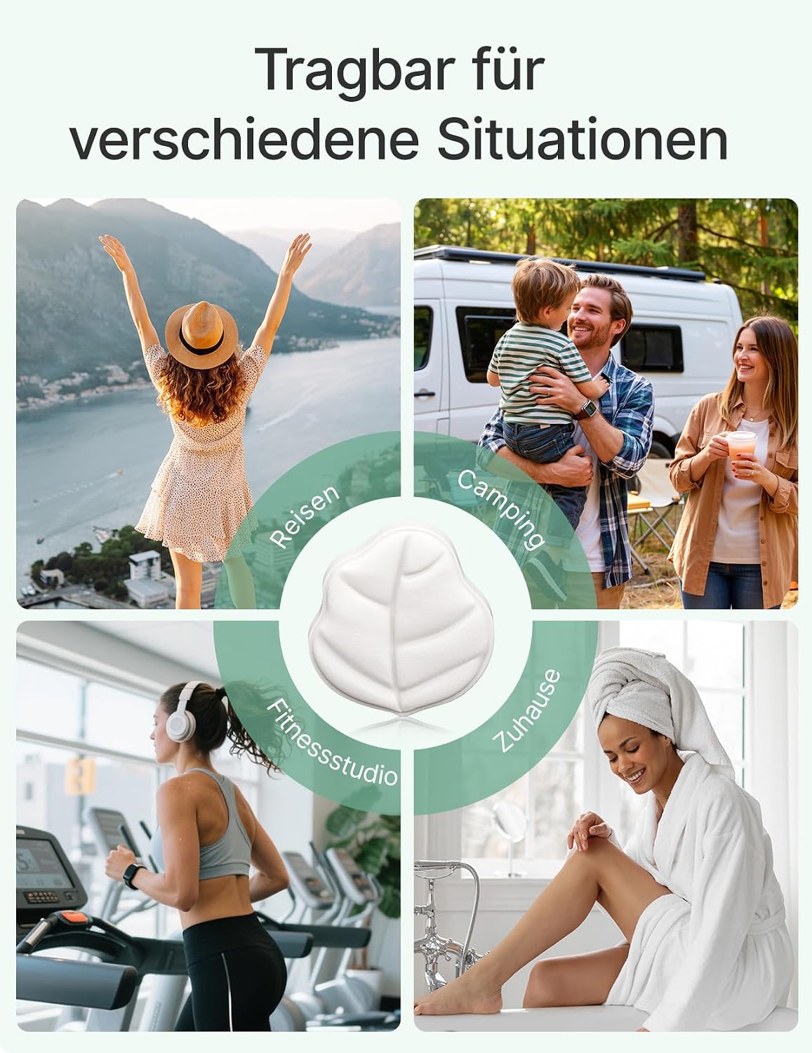 Thumbnail 6 de momcozy Duschbombe 14er-Set im Eukalyptusblatt-Design – Shower Steamer mit Pfefferminze- und Eukalyptus-Öl