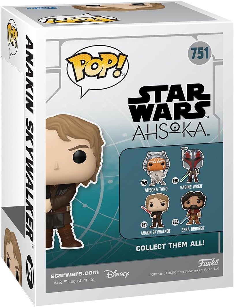 Thumbnail 2 de Funko Pop! Star Wars Anakin Skywalker Ahsoka #751 ビニールフィギュア 赤いライトセーバー付き