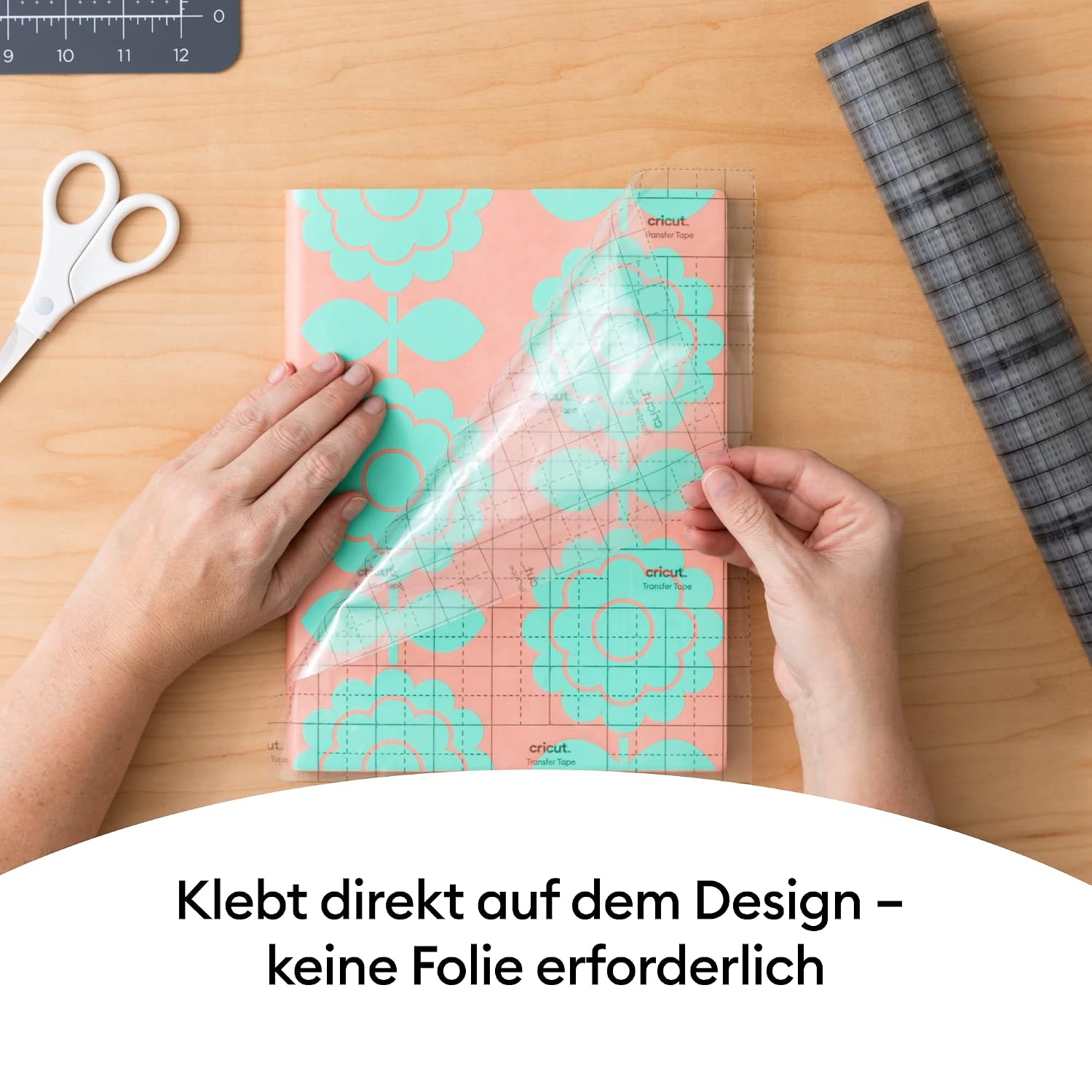 Thumbnail 4 de Cricut Unbeschichtetes Transferband 4,6 m (15 Fuß) – zuverlässiges Transferband für Vinyl-Designs
