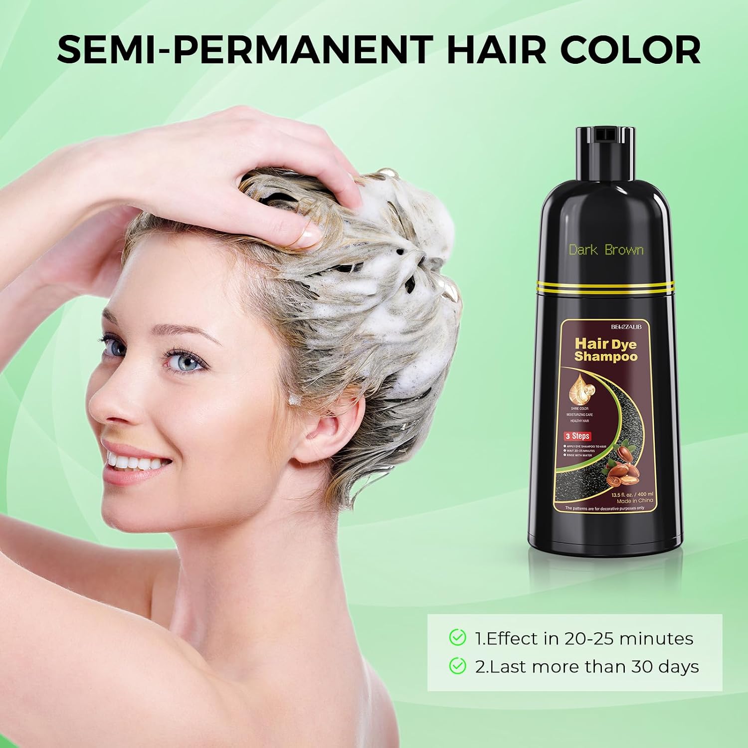 Thumbnail 6 de Dark Brown Hair Dye Shampoo 13.5 oz