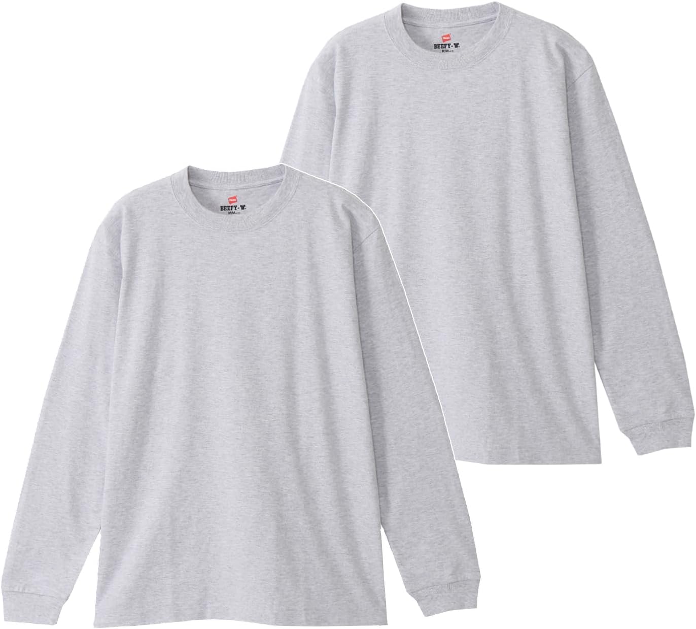 Thumbnail 6 de Hanes BEEFY-T H5186-2 メンズ長袖Tシャツ 2枚組・綿100%・ヘビーウェイト