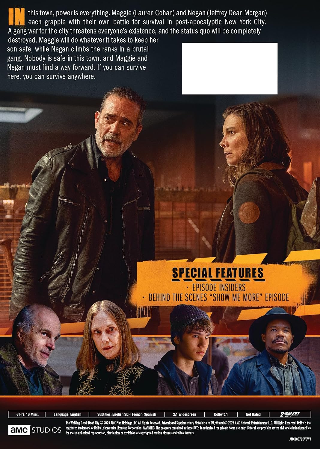 Detalle 2 de The Walking Dead: Dead City Season 2 DVD (AMC00572DVD), 8 Episodes