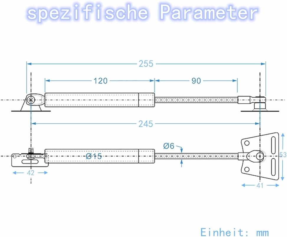 Thumbnail 5 de Hydraulische Gasfeder 60 N, 2 Stück