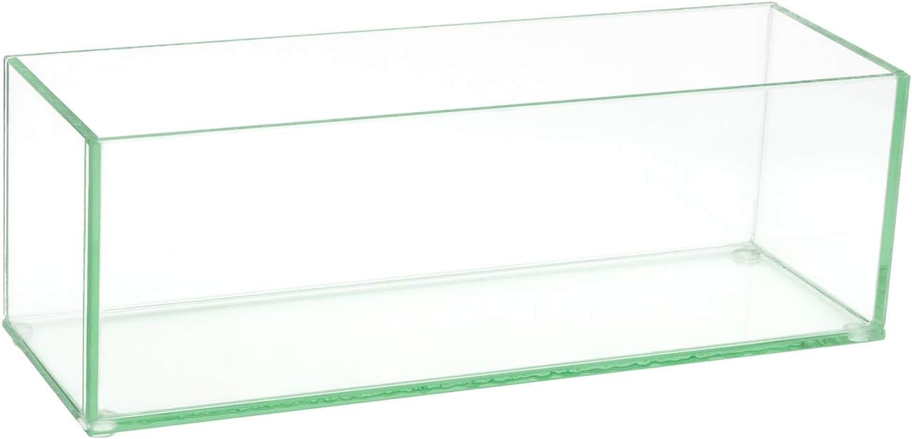 Detalle de Royal Imports – przezroczysty wazon szklany, prostokątny, 30 cm