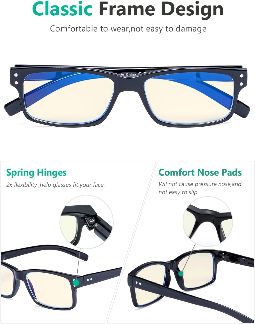 Thumbnail 2 de Eyekepper 7-Pack Reading Glasses with Blue Light Blocking ( +3.50 )
