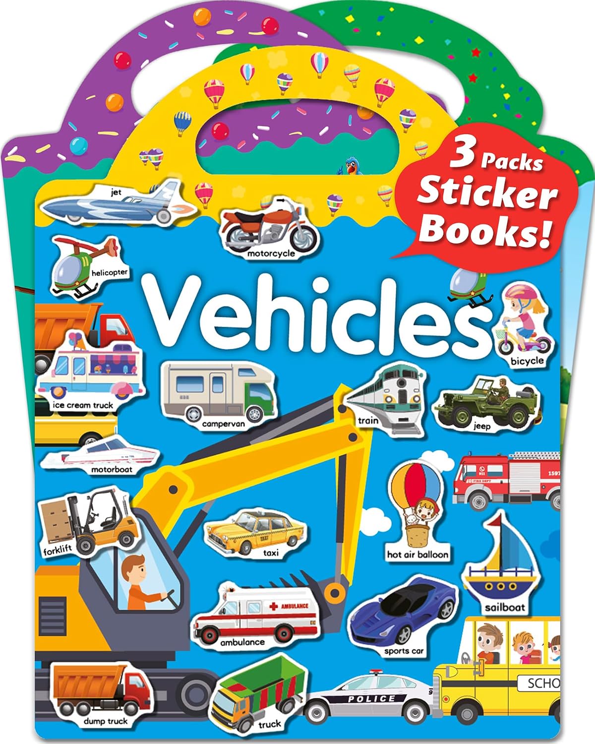 Detalle de Walenced Reusable Sticker Book 111