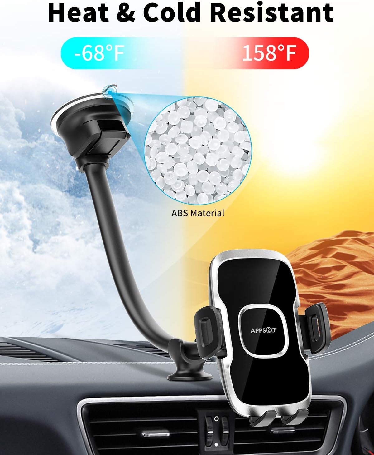 Thumbnail 2 de APPS2Car phone holder for windscreen 13 inch