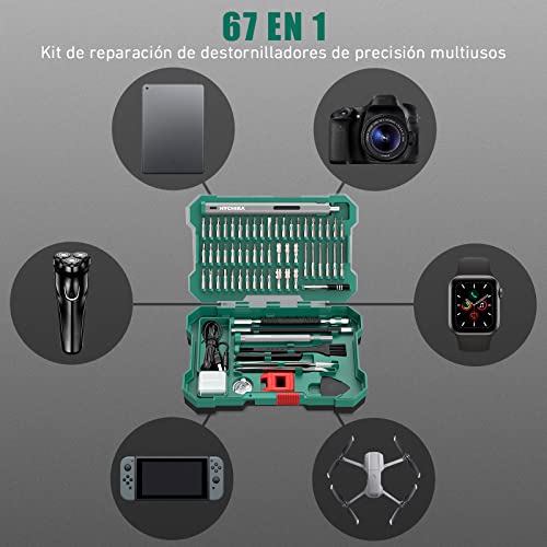 Thumbnail 2 de HYCHIKA Destornillador eléctrico 67 en 1 🛠
