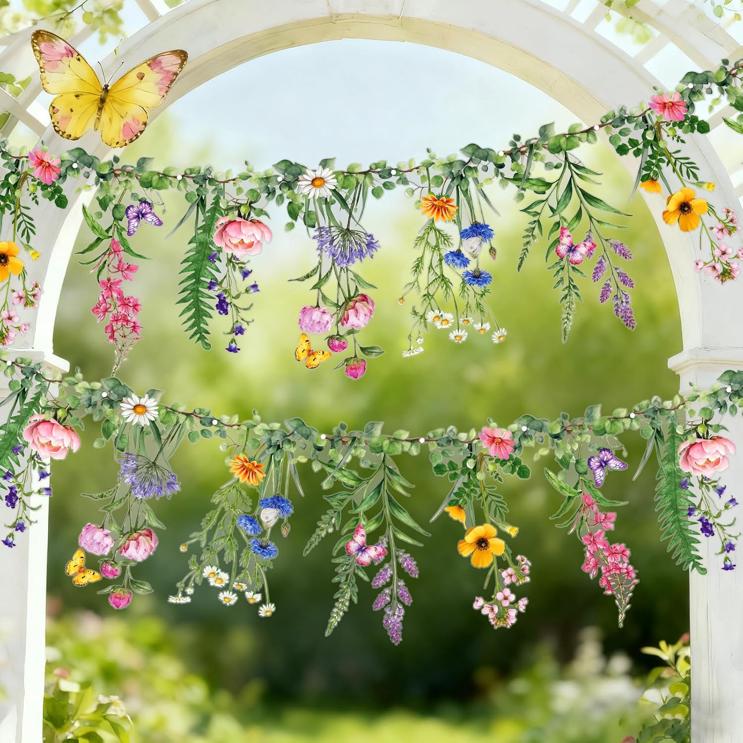 Thumbnail 6 de SUNBEAUTY Alles Gute zum Geburtstag Girlande Gold Glitter – Happy Birthday Banner