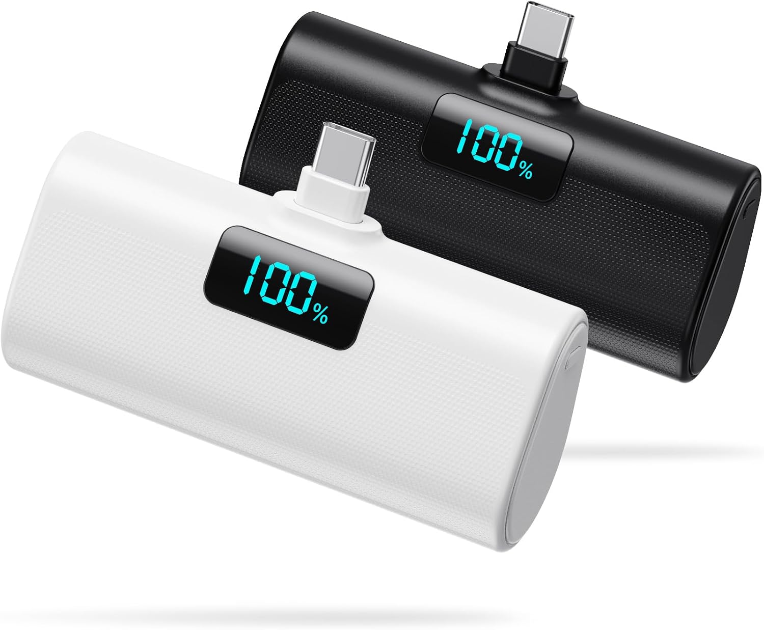 Detalle de HETP HX45X9 2-Pack USB-C Power Banks, 5200mAh, Built-In Connector