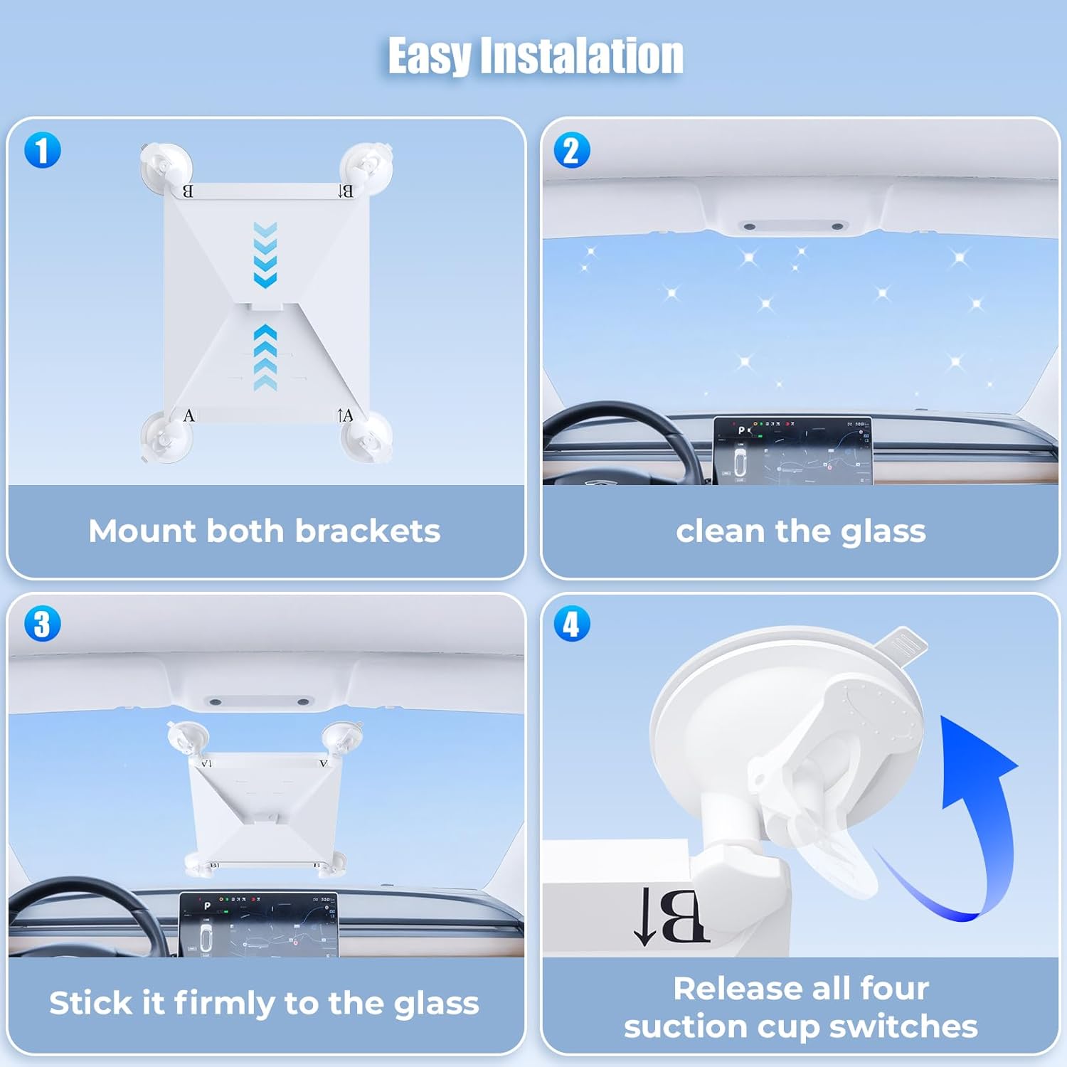 Thumbnail 4 de Starlink Mini Car Mount: All-Weather Suction Kit for Starlink Mini (2 Spare Cups)