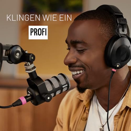 Detalle de RØDE PodMic – Dynamisches Mikrofon mit Rundfunkqualität und integrierter Schwenkhalterung