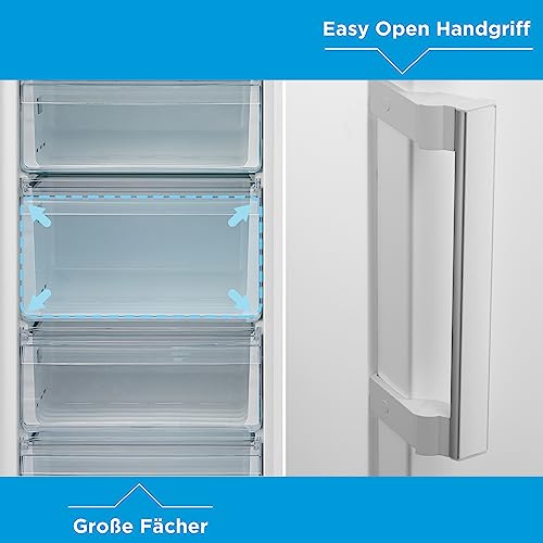 Thumbnail 5 de Midea 238L 2-in-1 Gefrierschrank & Kühlschrank – flexibel einsetzbar, NoFrost, freistehend