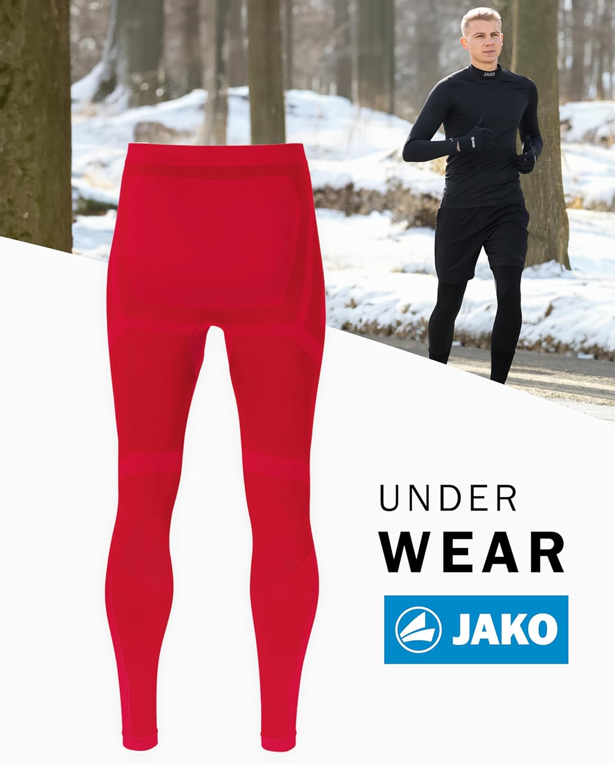 Thumbnail 1 de JAKO Comfort 2.0 Long Tight Unisex – nahtlose Thermounterhose für kalte Tage