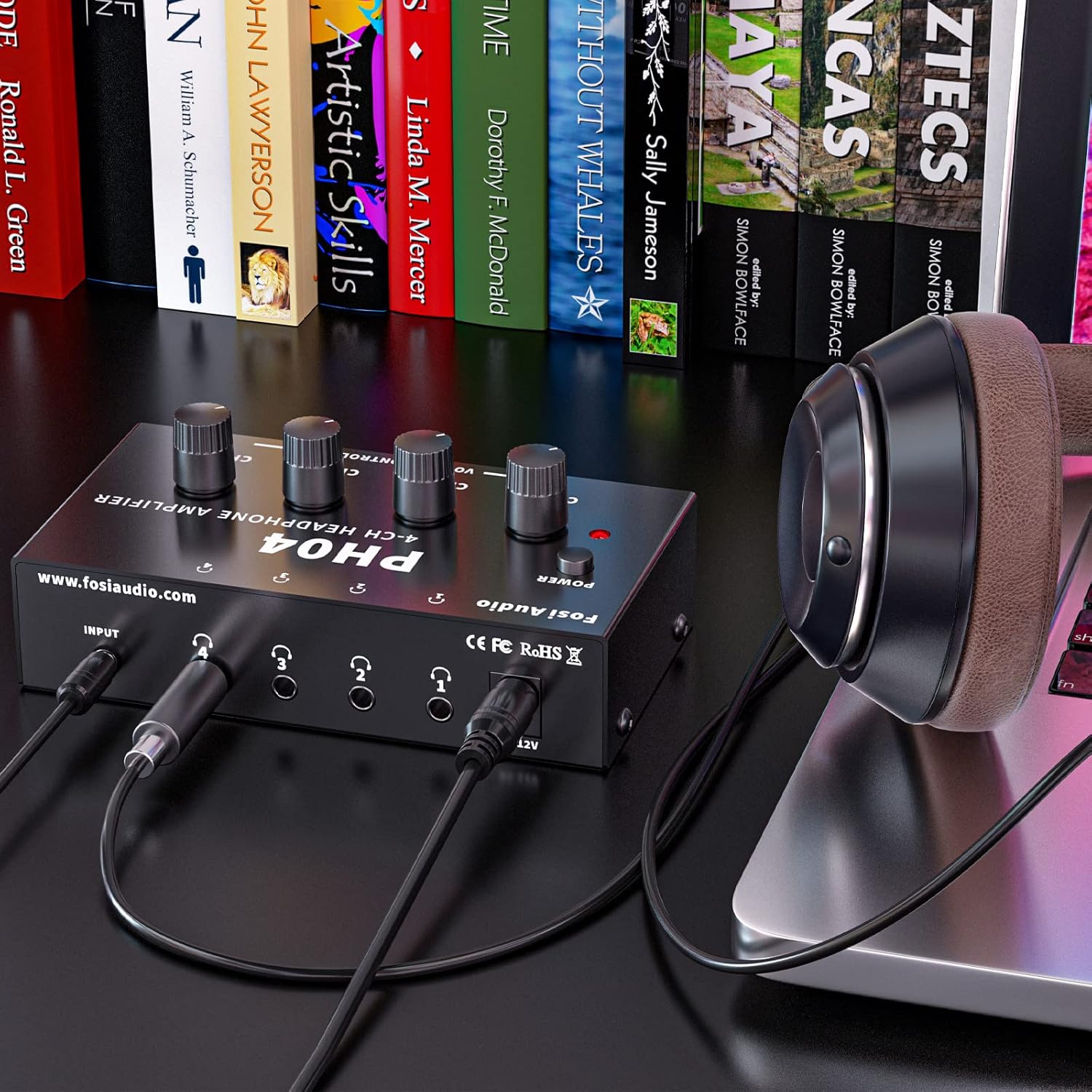 Thumbnail 2 de Fosi Audio PH04 Amplificateur casque 4 canaux