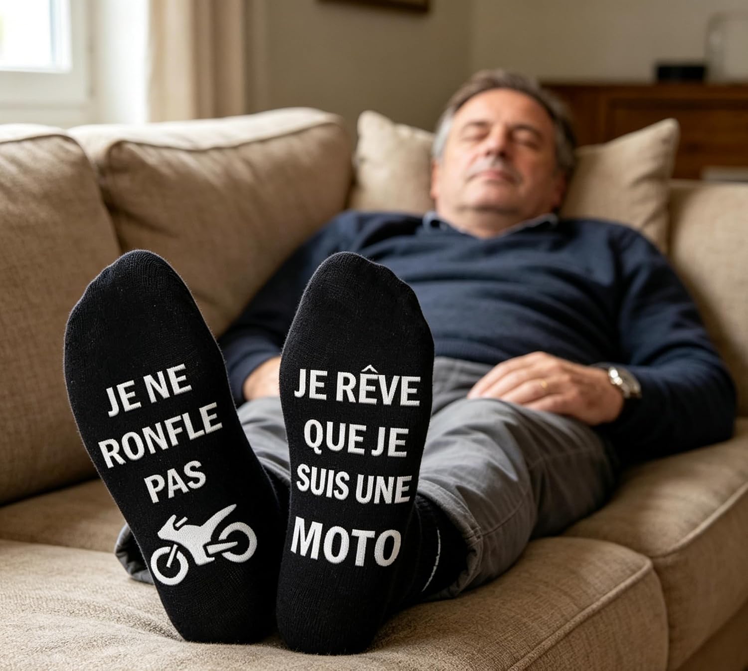 Thumbnail 4 de Chaussettes Rigolote moto 43-46