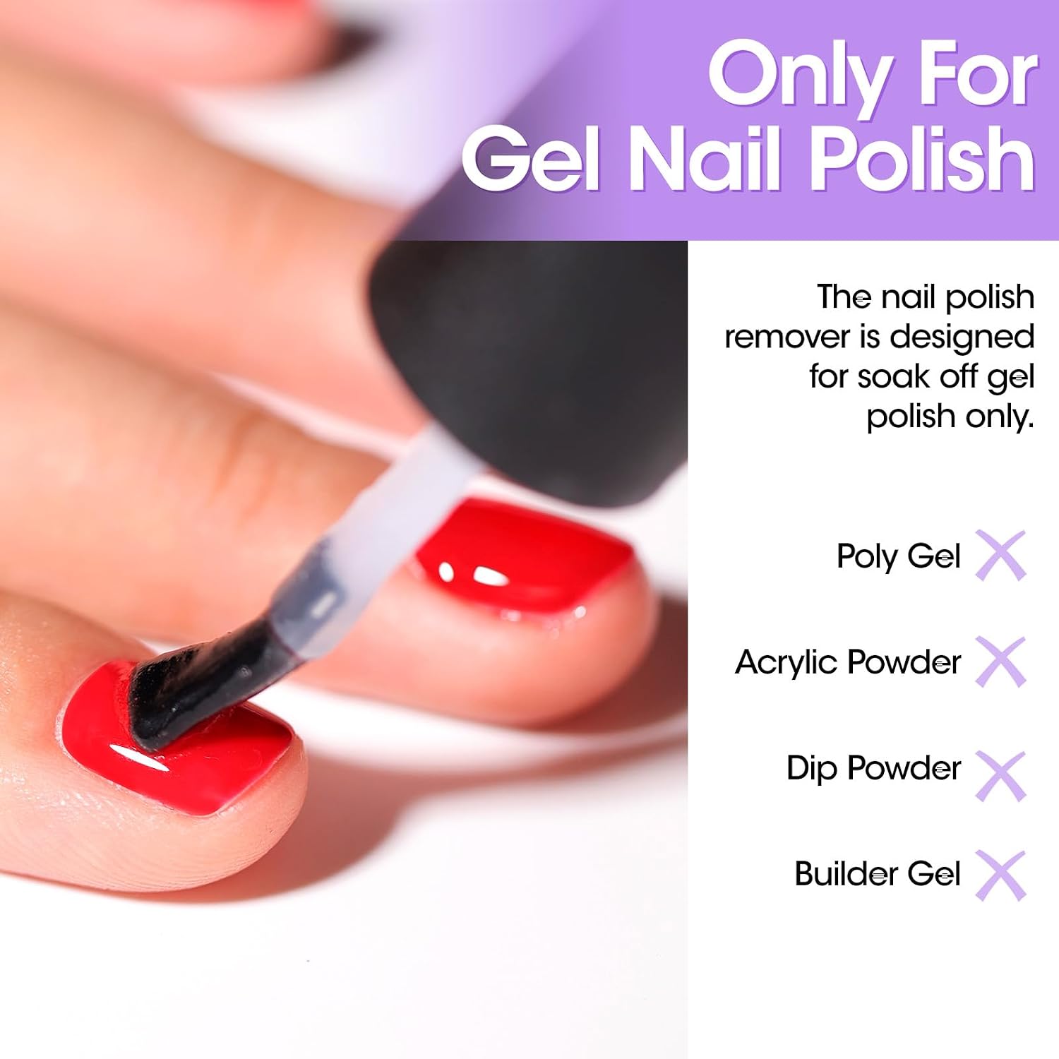 Thumbnail 5 de Gellen Gel Nail Polish Remover, 2 × 15 mL, No-Soak 3–5-Minute Formula