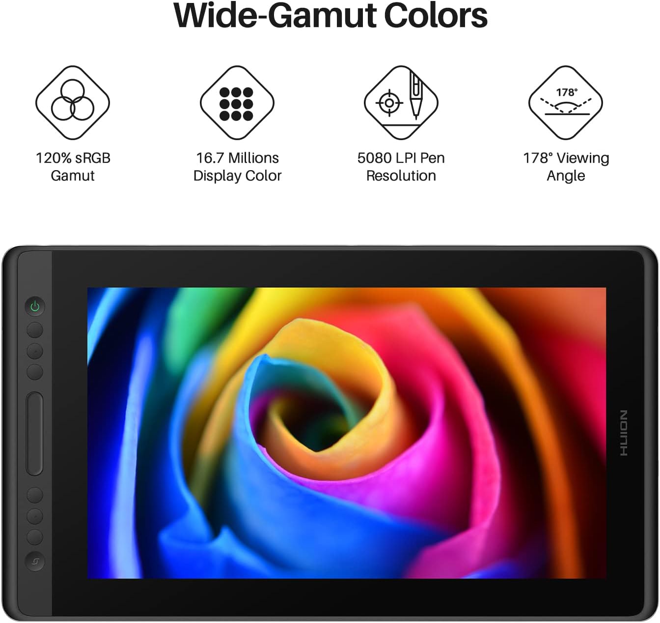 Detalle de HUION KAMVAS Pro 16 15.6-inch Pen Display