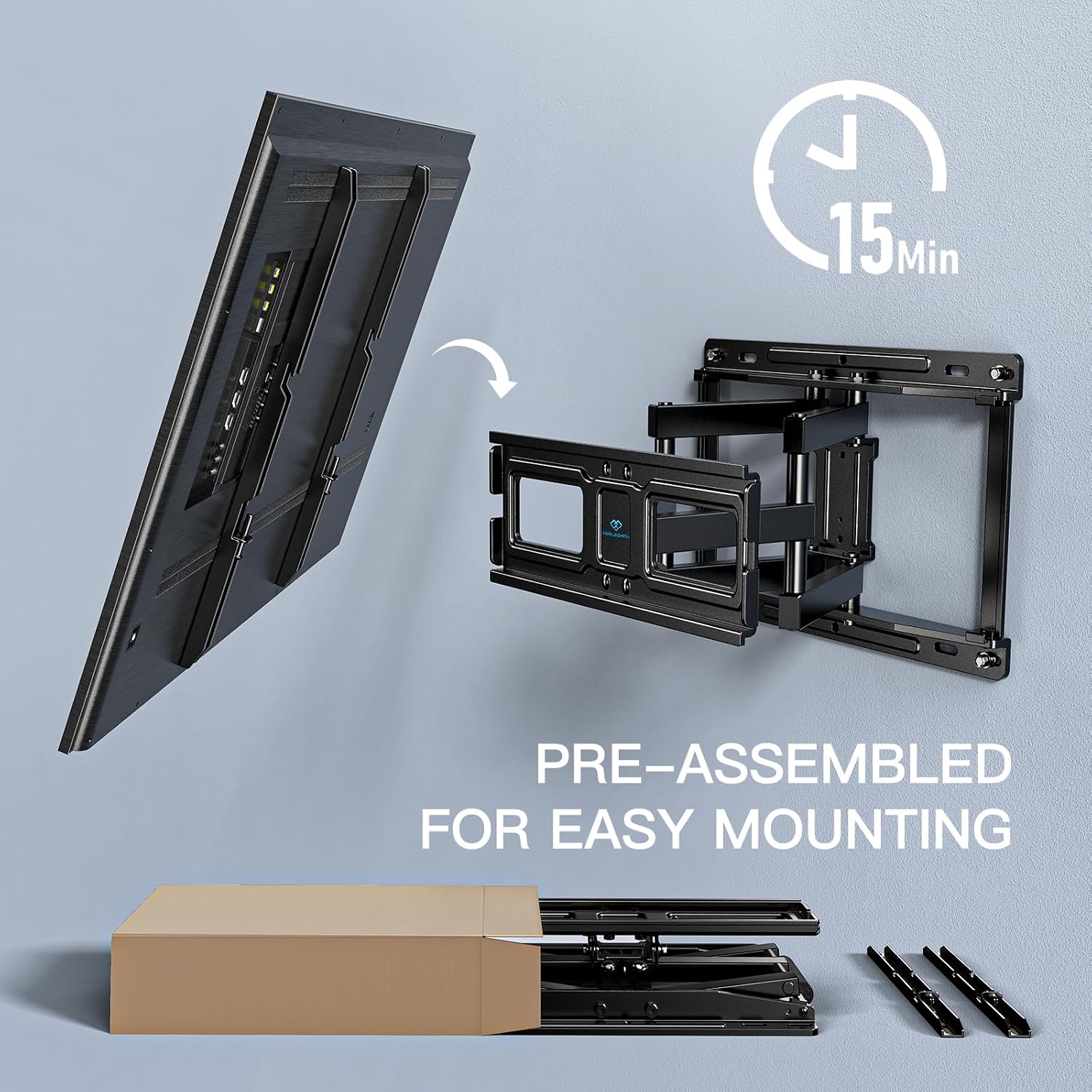 Detalle 2 de PERLESMITH PSMFK9 Full-Motion TV Mount 65"