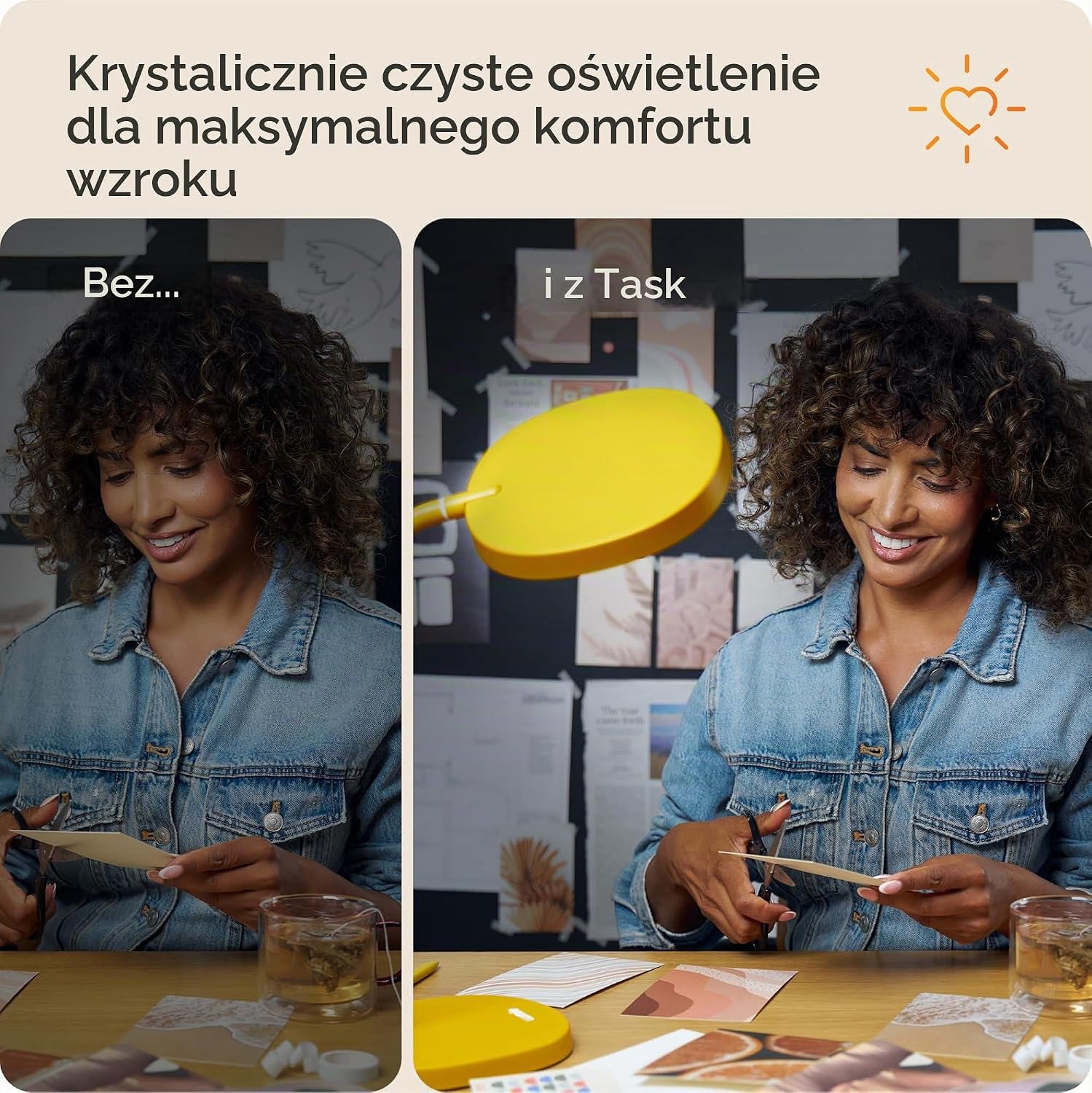 Thumbnail 5 de Lumie NDLTE-000Y Task – regulowana lampa biurkowa LED, żółta, 10 000 luksów