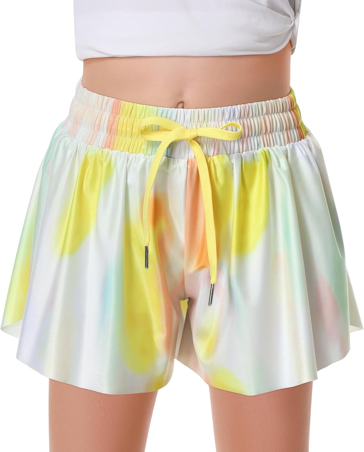 Thumbnail 5 de Girls Butterfly Flowy Shorts with Pocket - 2-in-1 Athletic Running Shorts for Girls