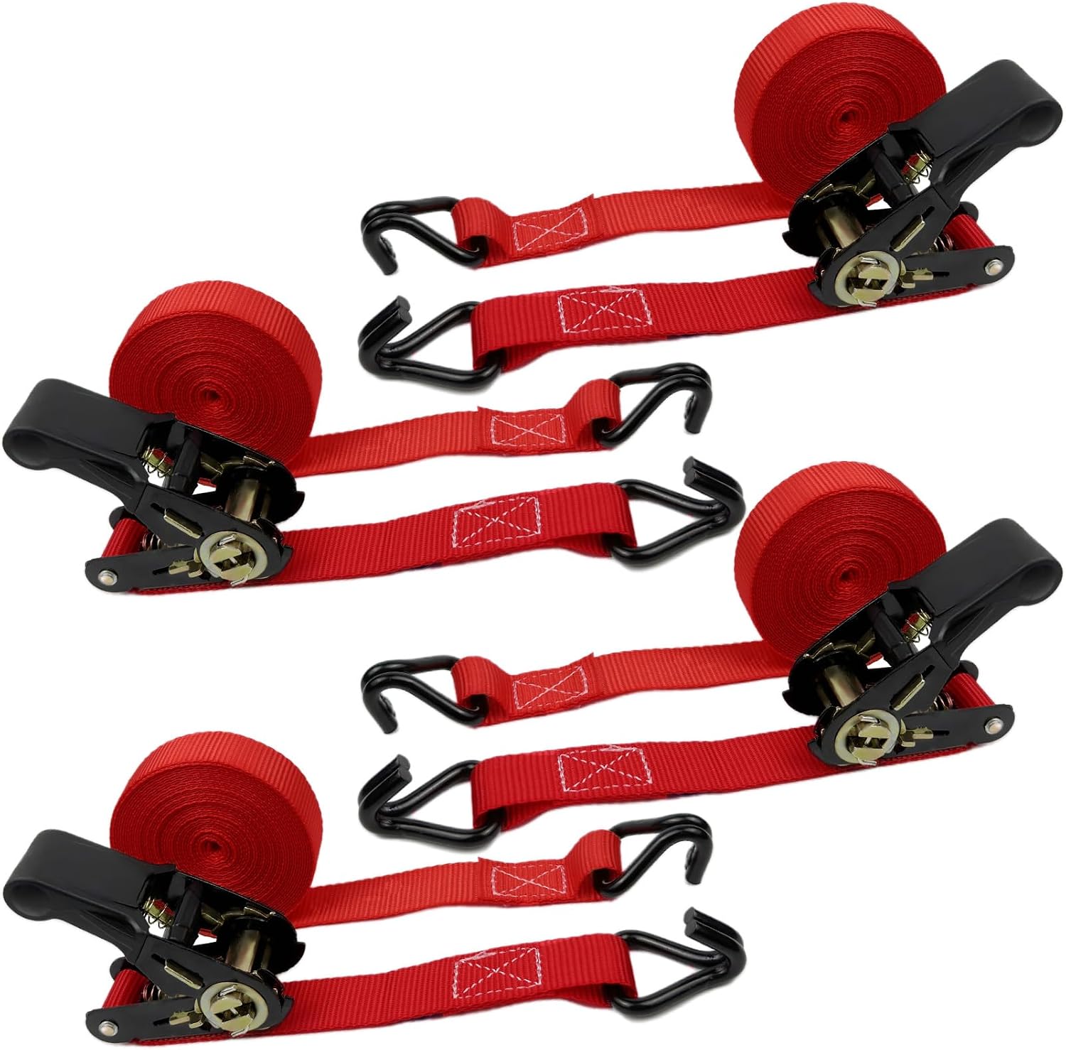 Detalle de OWSYTOOL Ratchet Straps 6m 800kg Tie Downs
