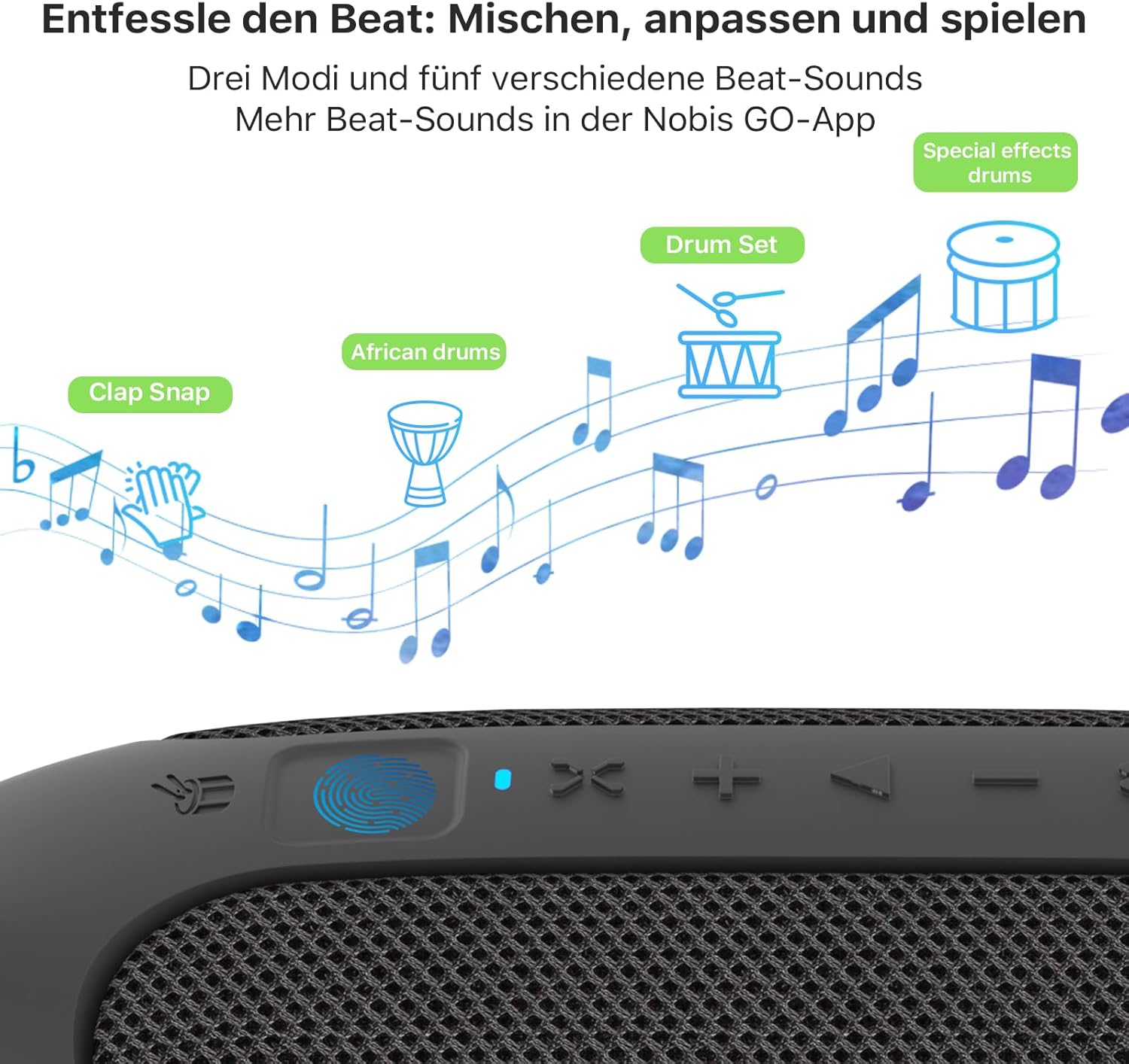 Thumbnail 4 de NOBIS Clip N1 Bluetooth Lautsprecher 24 Std 📢