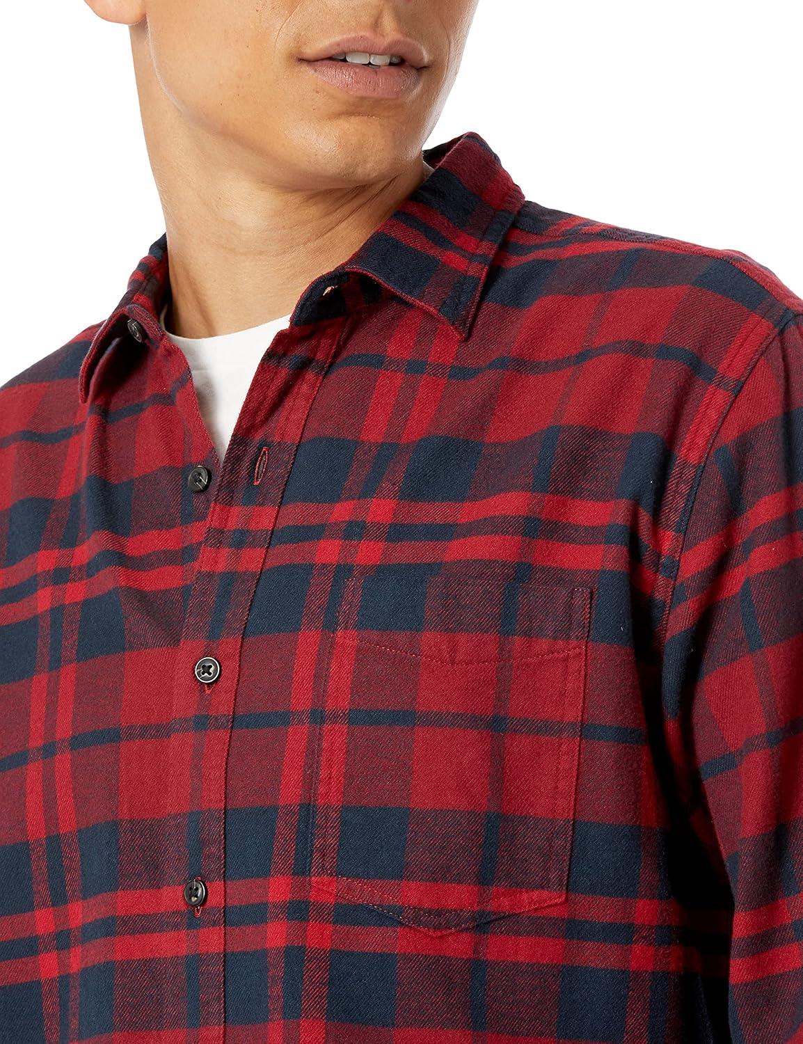 Thumbnail 3 de Amazon Essentials Men’s Long-Sleeved Flannel Shirt (Discontinued Colours) – Regular Fit