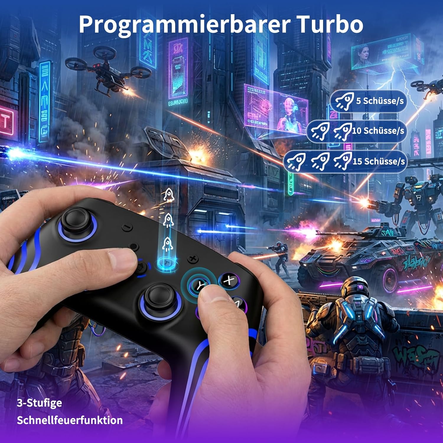 Thumbnail 5 de Switch 2 Controller Set mit Ladestation