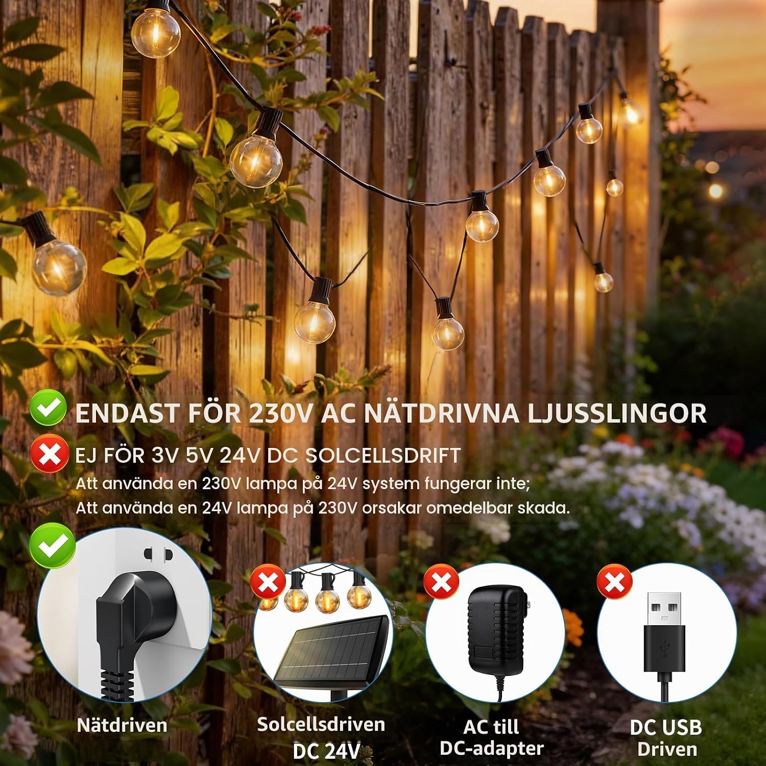 Thumbnail 1 de LangPlus+ LM-FM-P45 G40 LED-lampor, 1 W, E12, 2200 K, 25-pack