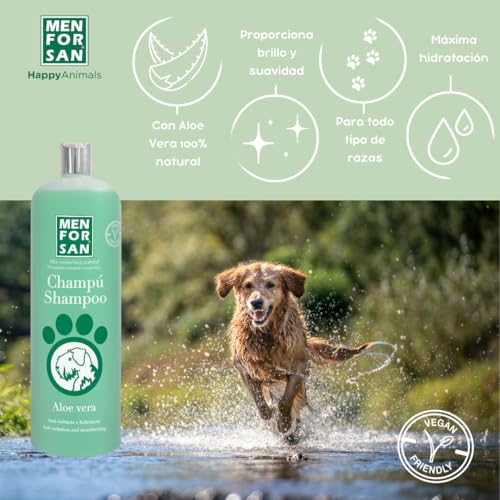 Detalle de MENFORSAN Champú Aloe Vera 1L