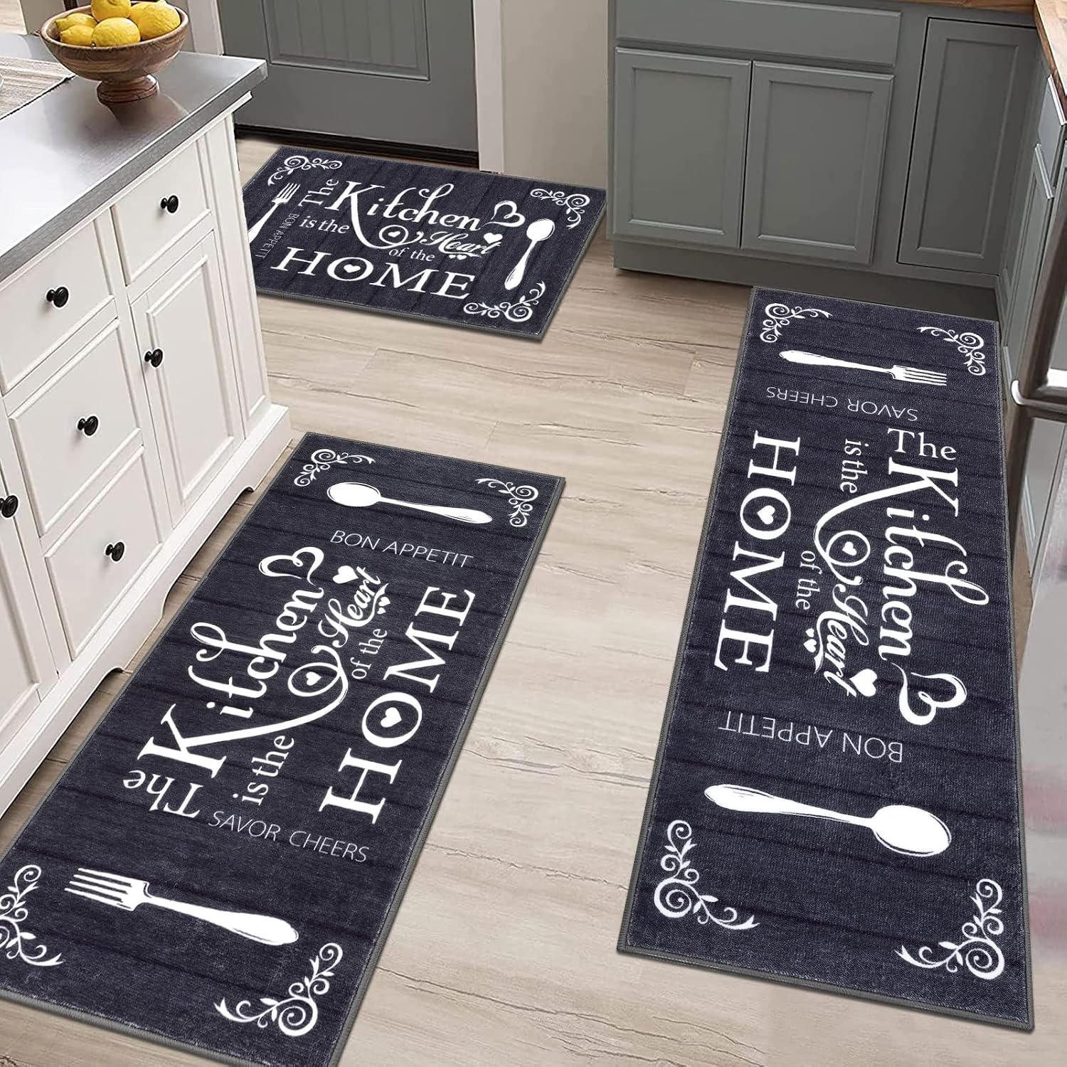Thumbnail 6 de Vaukki Boho Kitchen Rug Sets 3 Pieces