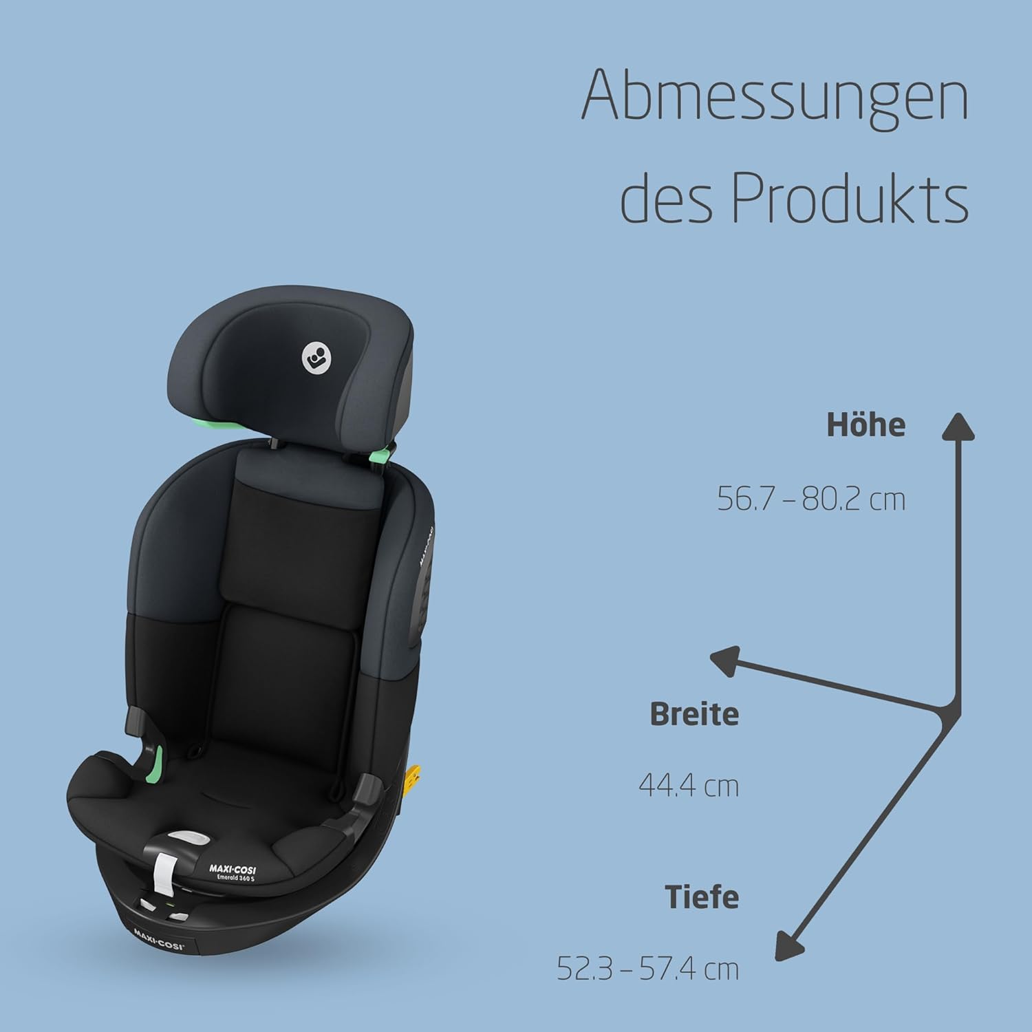 Thumbnail 6 de Maxi-Cosi Titan S i-Size: Mitwachsender Kinder-Sitz 76–150 cm, 9–36 kg, ISOFIX