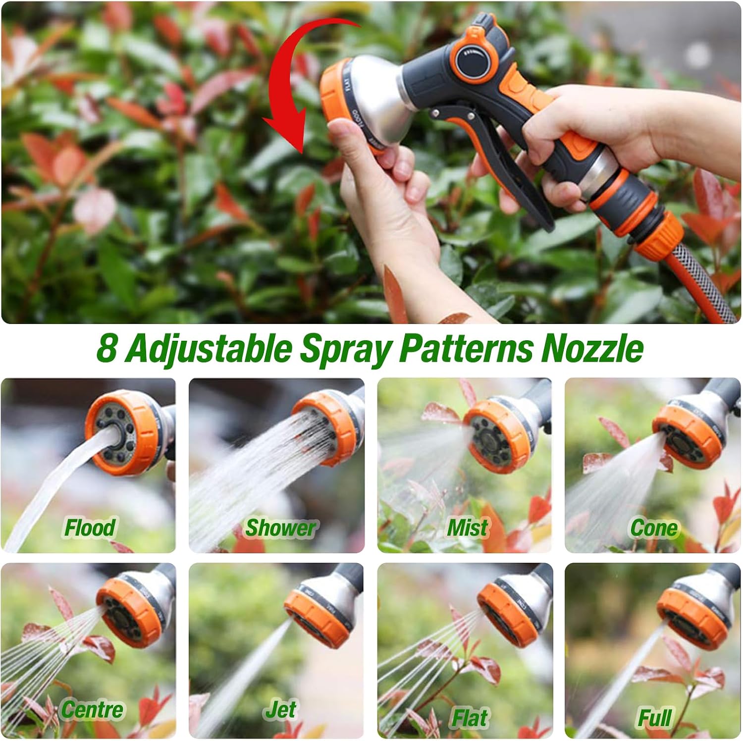 Thumbnail 4 de RnCop Garden Hose Spray Gun 8-pattern