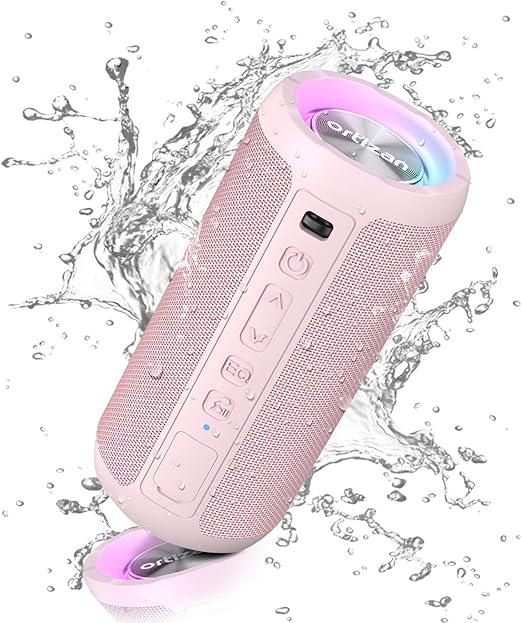 Imagen de Ortizan X10P Altavoz Bluetooth Portátil Rosa con Luz LED 🎶 en OfertitasTOP